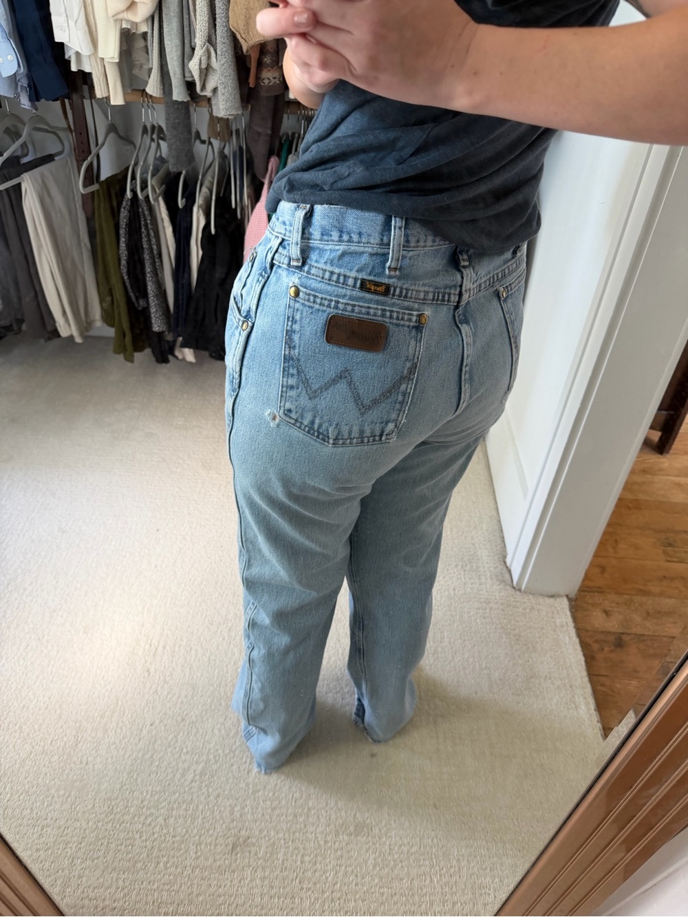 Wrangler Light Blue well worn straight